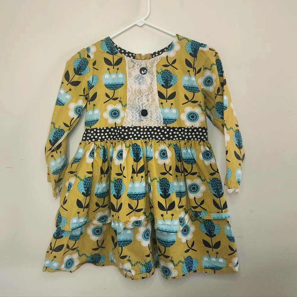 Girls Jelly The Pug Ruffle Top Sz 14